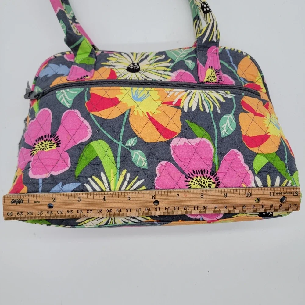 Vera Bradley Purse Shoulder Handbag Jazzy Blooms 12